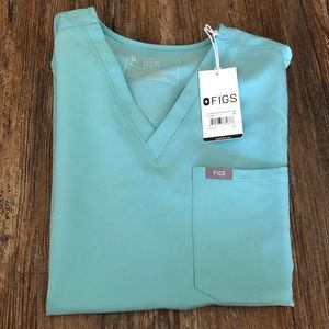 Limited Edition NWT Figs- seglass Catarina scrub top- XSP